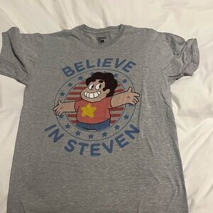 Grey believe in Steven shirt size small